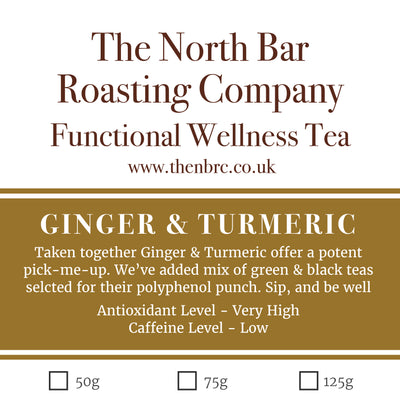 Ginger and Turmeric - Functional/Wellbeing Tea