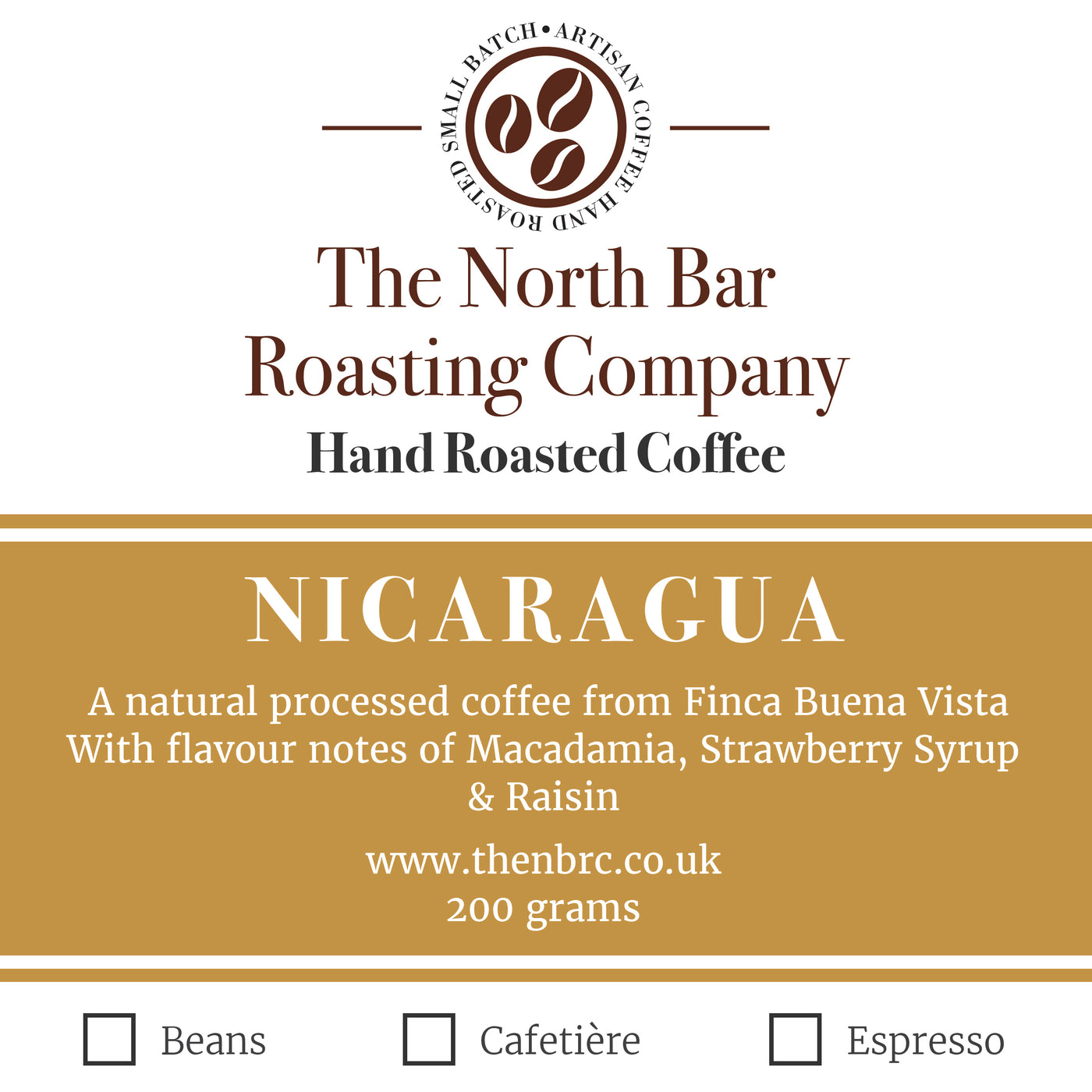 Nicaragua Finca Buena Vista  200g/400g