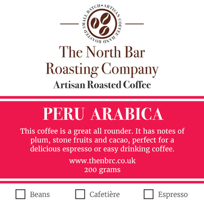 Peru Arabica Coffee -  200g/400g